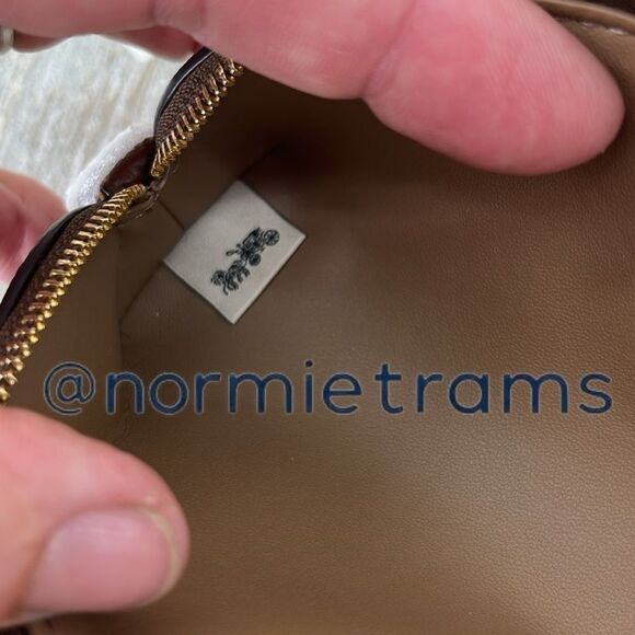 Coach X Peanuts Pencil Case In Signature Canvas With Snoopy Print Bag Purse - Picture 8 of 9